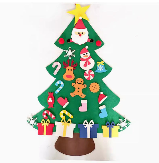 DIY Felt Christmas Tree Christmas Decoration For Home Navida