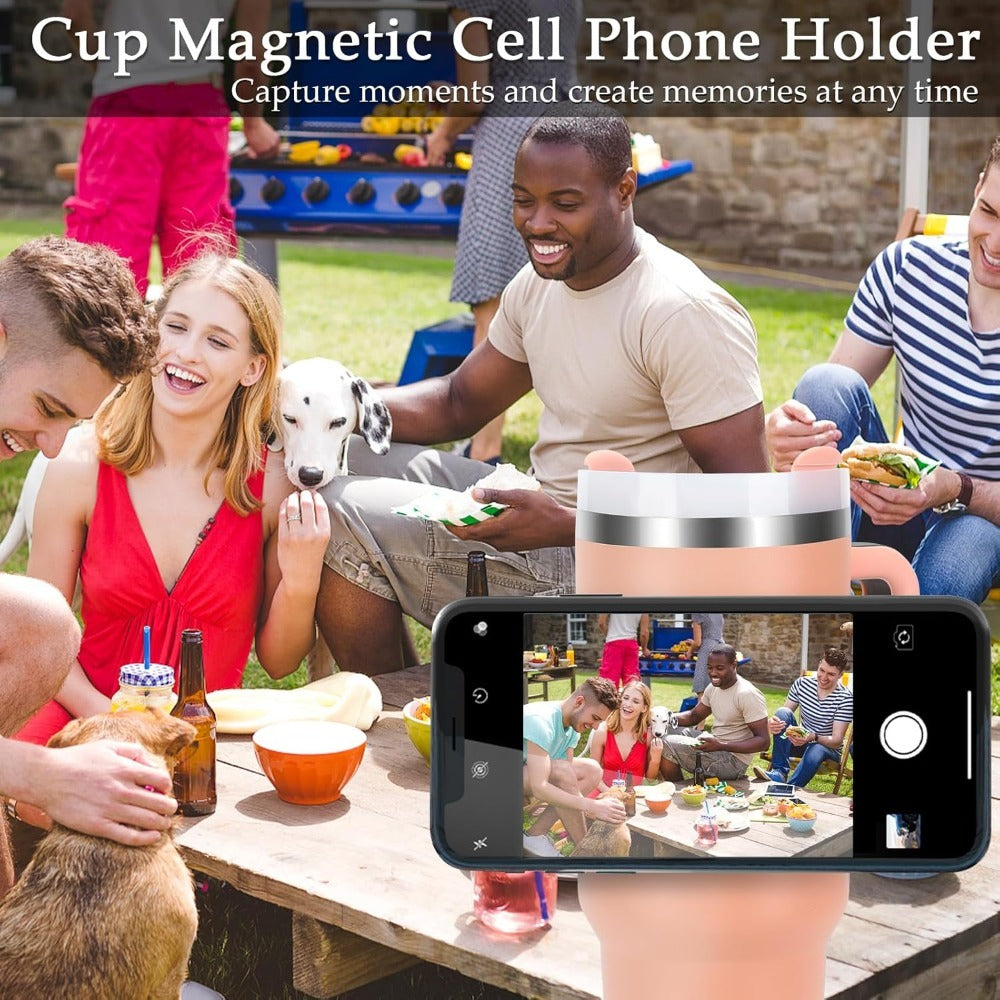 Universal Adjustable Magnetic Cup With Phone Holder