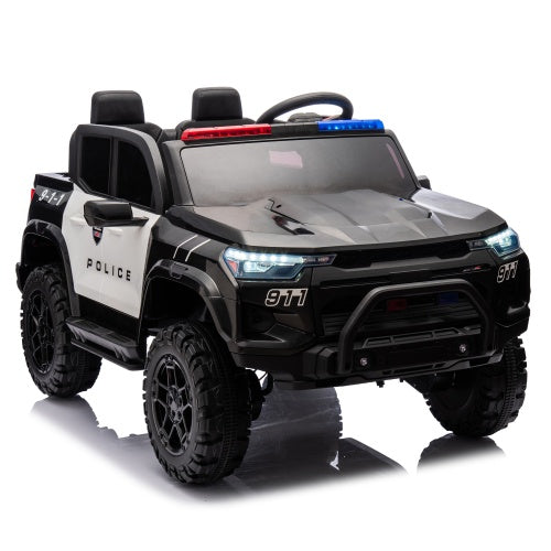 24V Two-seater Electric Pickup Truck For Kids, Kids Toys With Parent Remote Control, 4WD 800W Motor, Two Seat Belts,Suitable For Children Over 3 Years Old.