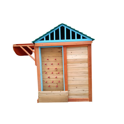 Environmentally Friendly Outdoor Wooden 4-in-1 Game House