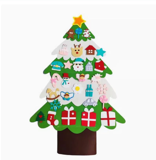 DIY Felt Christmas Tree Christmas Decoration For Home Navida