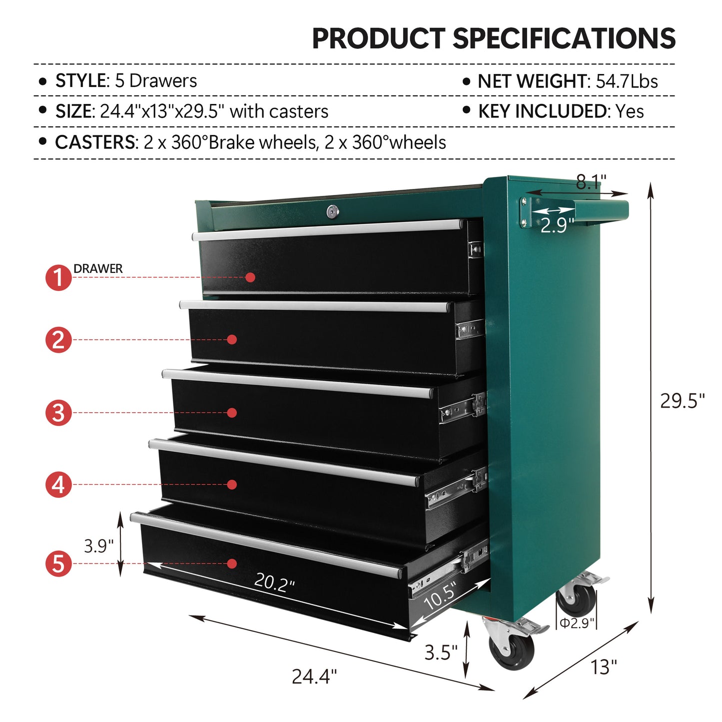 Metal Tool Storage Box